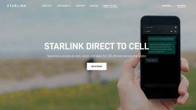 SpaceX Debuts New Website For Cellular Starlink Service - pcmag.com - Usa