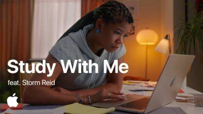 In a first, Apple releases ‘Study With Me’ video with Storm Reid and MacBook Air - tech.hindustantimes.com - Usa - state California