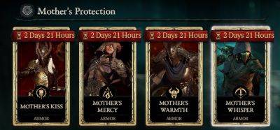 Last Chance to Obtain the Mother's Protection Season 1 Sets - Diablo 4 - wowhead.com - Diablo