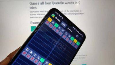 Quordle 631 answer for October 17: Somewhat difficult! Check Quordle hints, clues, solutions today - tech.hindustantimes.com