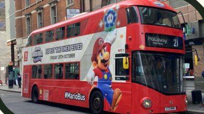 Can You Find The Super Mario Bros Wonder Bus In London? - gameranx.com - city London