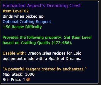 Aspect Crafted Gear Item Level Buffed in Patch 10.2 PTR - wowhead.com