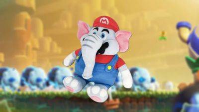 Super Mario Bros. Wonder Elephant Power-Up Plushies Coming 2024 - gamepur.com - Britain - Japan - county Scott