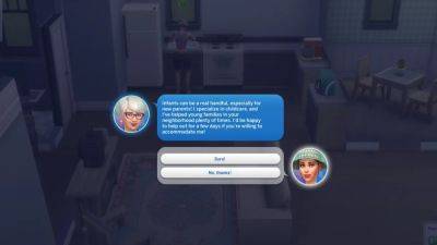 New The Sims 4 Update Glitch Has Babysitter Determined to Watch Your Nonexistent Kids - gamepur.com