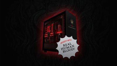 A gaming PC "infused with real human blood" crowns Diablo 4's most unhinged PR stunt yet: a 666-quart blood drive - gamesradar.com - Usa - city Sanctuary - Diablo