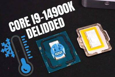 Delidded Intel Core i9-14900K CPU Runs 13C Cooler, IHS & TIM Design Same As 13th Gen - wccftech.com