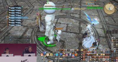Watch Final Fantasy’s creator grief XIV director Yoshi-P, get crushed by iconic series bosses and poke a gigachad in the arse - rockpapershotgun.com - city London