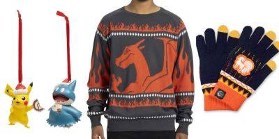 Pokemon's Holiday Collection Includes Charizard And Wooloo Christmas Sweaters - thegamer.com