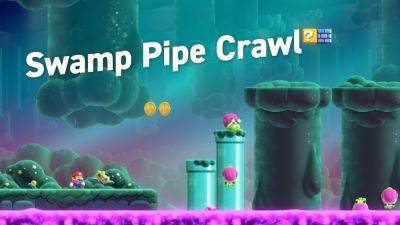 Super Mario Wonder: Where To Find Every Collectable In ‘Swamp Pipe Crawl’ - gameranx.com - Where