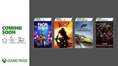 Xbox Game Pass adds Forza Motorsport, Like A Dragon: Ishin!, Warhammer 40,000: Darktide, and From Space in early to mid October - gematsu.com