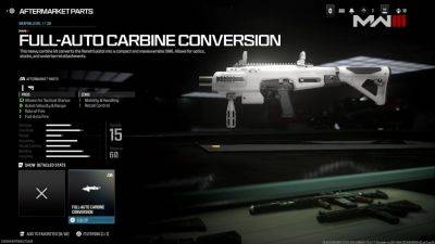 Call of Duty: Modern Warfare 3 – Aftermarket Parts Revealed, Offer Full Conversions for Guns - gamingbolt.com