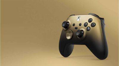New Xbox Gold Shadow Controller Revealed, Out Later This Month - gamespot.com - Usa - Canada