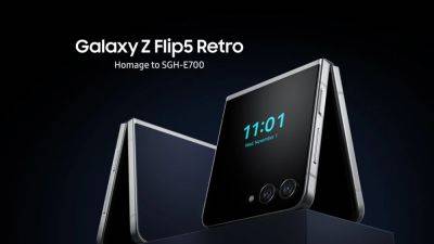 Samsung's New Galaxy Z Flip 5 Retro Is a Blast From the Past - pcmag.com - Britain - Australia - Germany - Usa - Spain - France
