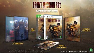 FRONT MISSION 1st: Remake physical limited edition for PS5, Xbox launches December 5 - gematsu.com - Launches