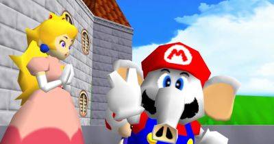 Modders add Elephant Mario into Super Mario 64 - eurogamer.net