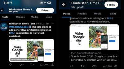 Elon Musk removes headlines from articles shared on X to ‘improve the aesthetics’ - tech.hindustantimes.com