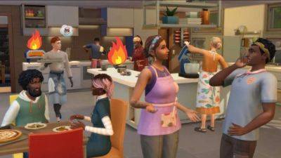 Sims 4 Fans Celebrate Cute Meme with Fiery Kitchen Destruction - gamepur.com