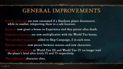 All General Improvements Coming to Diablo 4 in Season 2 - wowhead.com - county Gem - Diablo