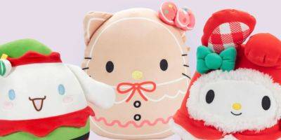 New Christmas Sanrio Squishmallows Listed On Amazon, Including Gingerbread Hello Kitty - thegamer.com - city Sanrio