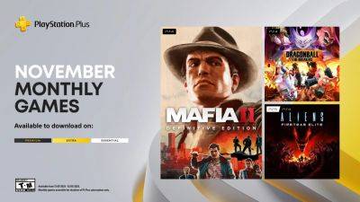 PlayStation Plus Monthly Games for November – Mafia II: Definitive Edition, Dragon Ball: The Breakers, Aliens Fireteam Elite - blog.playstation.com - county Bay
