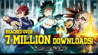 My Hero Ultra Rumble downloads top seven million - gematsu.com