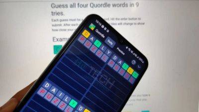 Quordle 655 answer for November 10: Frustrating! Check Quordle hints, clues, solutions - tech.hindustantimes.com