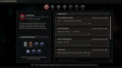 Season Journey Progression Bug Will Be Resolved in Hotfix Next Week - Diablo 4 - wowhead.com - Diablo