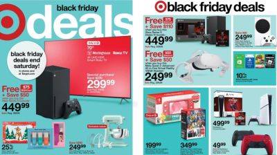Target reveals its Black Friday deals ahead of week-long promotion - videogameschronicle.com - Britain - Usa - Reveals