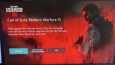 Xbox pushes full-screen pop up ads for Modern Warfare 3 - videogameschronicle.com - Usa