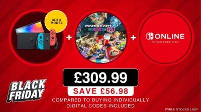 Nintendo UK Black Friday deal offers a Switch OLED with Mario Kart 8 Deluxe for £57 off - videogameschronicle.com - Britain