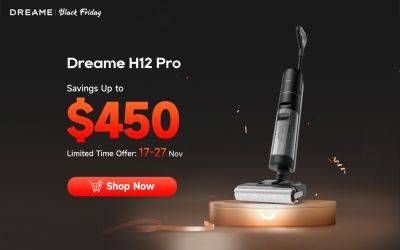 Superpowered Dreame H12 Pro Wet-n-Dry Cordless Vacuum with Hot Air Mop Drying Gets a 35% Black Friday Discount - wccftech.com