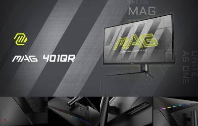 MSI Unveils The MAG401QR Gaming Monitor, Featuring A 40″ UWQHD Flat-Panel Starting At $360 - wccftech.com - Usa