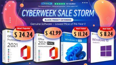 GoDeal24 Cyber Week: Permanent Office 2021 Pro Plus License For $24.24 And Windows 11 For $11.24 - wccftech.com