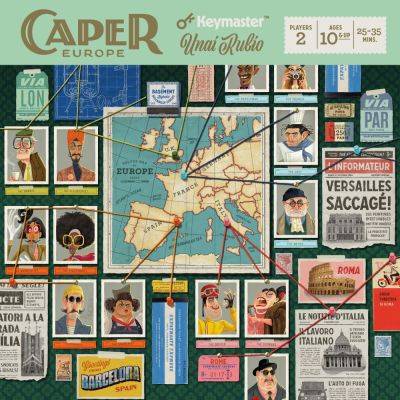 Caper: Europe Review - boardgamequest.com - city Austin