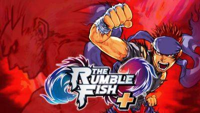 The Rumble Fish+ announced for PS4, Xbox One, Switch, and PC - gematsu.com