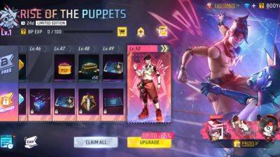 Garena Free Fire MAX Redeem Codes for November 7: Grab exciting rewards with Rise of the Puppet Ring Event - tech.hindustantimes.com