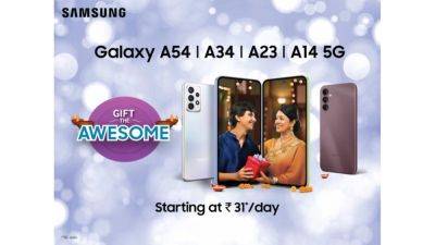 Now, own an Awesome Galaxy A Series smartphone at just ₹31 per day - tech.hindustantimes.com