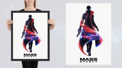 For just $45 BioWare will now sell you a poster of their teaser for a Mass Effect game they haven't even confirmed the name of yet - pcgamer.com