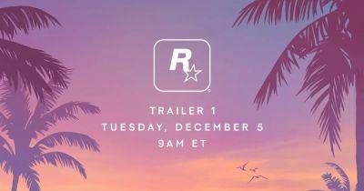 GTA 6 trailer coming Tuesday, Rockstar announces - eurogamer.net - Britain - city Vice - Announces