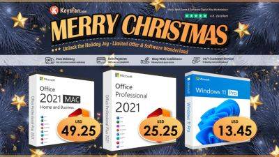 Keysfan’s Christmas Gift: Permenant Microsoft Office 2021 Pro Plus Key For Just $25.25 (And More!) - wccftech.com