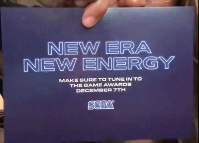 ‘New Era, New Energy’: Sega teases Game Awards reveal - videogameschronicle.com - Japan - Los Angeles - Teases