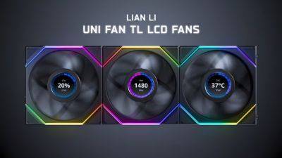 Lian Li’s Brand New UNI Fans Come With An Integrated 1.6″ LCD & Lots of RGB Goodness - wccftech.com
