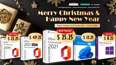 Merry Christmas And Happy New Year: Buy Office 2021 Pro For Just $25.25 From Godeal24, Windows 11 From $13.25 - wccftech.com