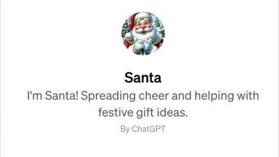 OpenAI introduces SantaGPT chatbot, your exclusive Christmas gift advisor - tech.hindustantimes.com - city Santa