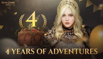 Black Desert Mobile Celebrates Fourth Anniversary With Events, Giveaways, and Shares Player Stats - mmorpg.com - Eu