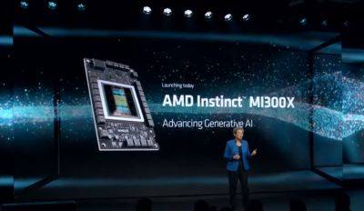 AMD Launches Instinct MI300X AI GPU Accelerator, Up To 60% Faster Than NVIDIA H100 - wccftech.com - Launches