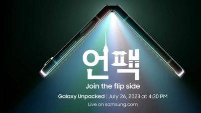 Samsung Galaxy Unpacked Event: Galaxy Z Flip 5, Z Fold 5, Galaxy Watch 6, and more - tech.hindustantimes.com