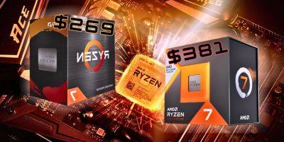 AMD’s Best Selling 3D V-Cache CPUs Get Price Drop: Ryzen 7 7800X3D For $381 US, 5800X3D For $269 US - wccftech.com - Usa