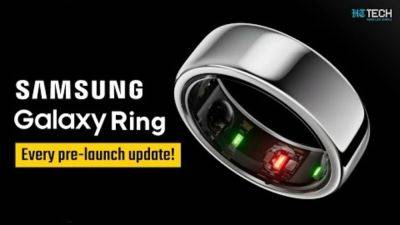 Samsung fitness tracking ring coming? May pack pulse, blood flow monitors, even ECG - tech.hindustantimes.com - Japan - India