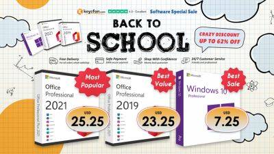 Get Genuine Office 2021 Pro for $25.25, Windows 11 Pro For $10.25 And More On Keysfan Back-to-School Sale - wccftech.com